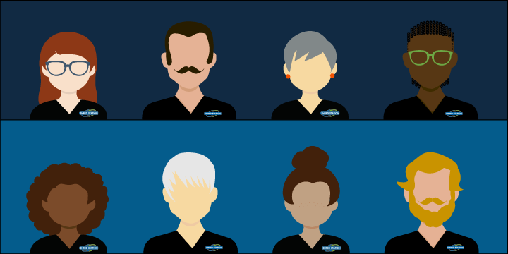 Image showing illustration of Shred Station staff